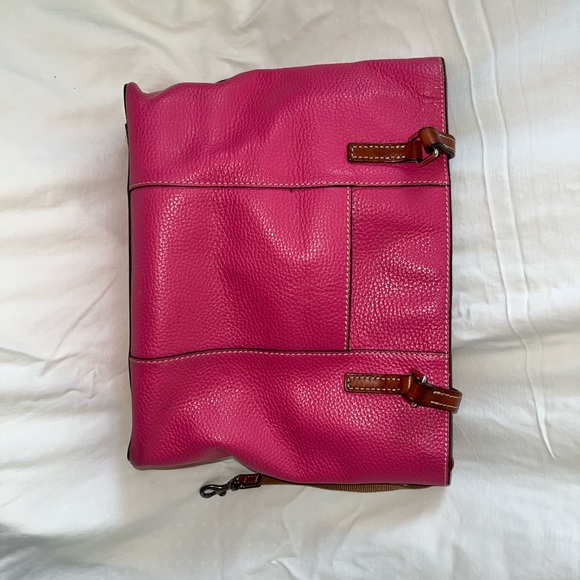 Dooney & Bourke Pebble Grain Small Lexington Fuchsia - Picture 4 of 9